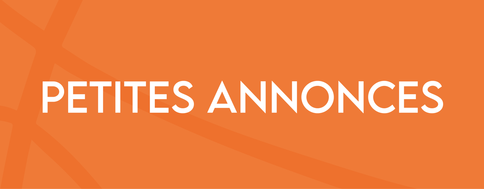 PETITES ANNONCES